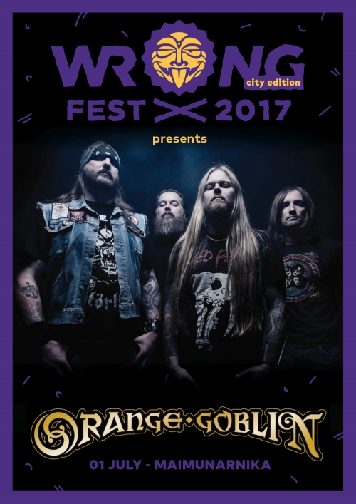 Orange Goblin on Wrong Fest 2017