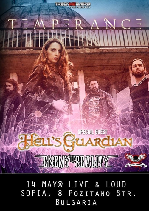 Temperance, Hell’s Guardian и Enemy of Reality в София