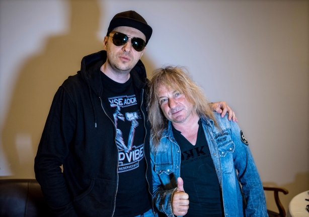 Водещият на Фрактура - Васко Катинчаров и Leo Leoni - Gotthard