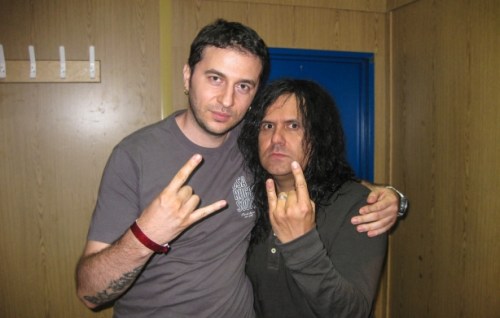 Водещият Васко и Mille Petrozza - Kreator