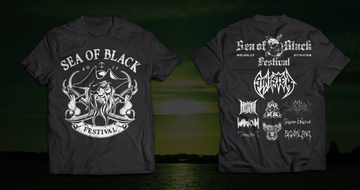 Sea Of Black Festival 2017 Official T-Shirt