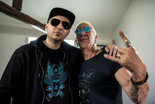 Водещият Васко Катинчаров и Dee Snider - Twisted Sister