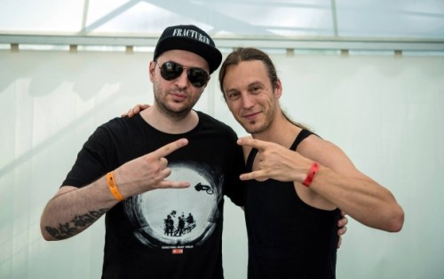 Водещият Васко Катинчаров и Mark Jansen - Epica