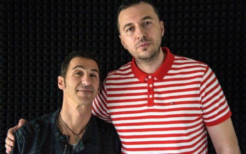 Водещият Васко Катинчаров и Sully Erna - Godsmack