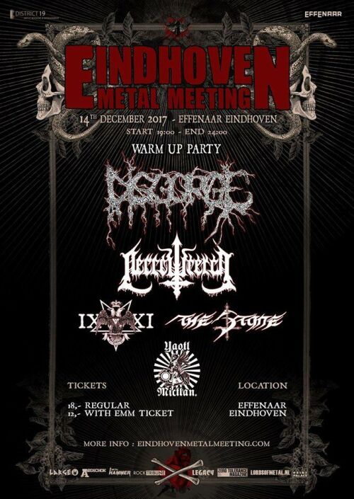 Eindhoven Metal Meeting 2017 Warm Up Party