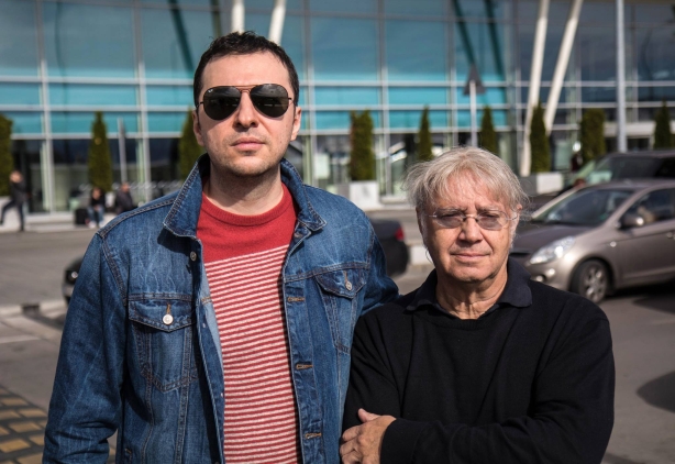 Водещият Васко и Ian Paice - Deep Purple