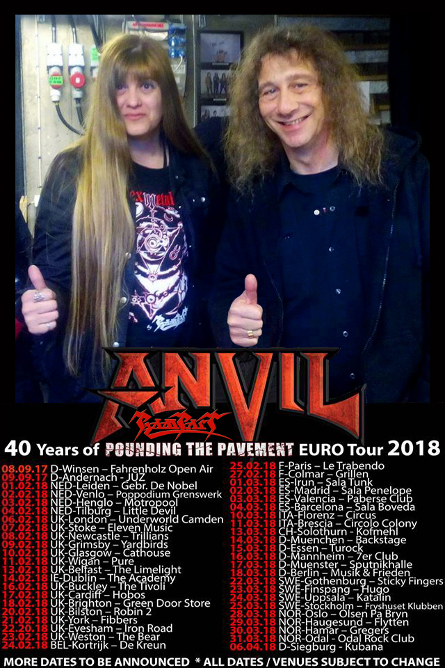 Anvil & Rampart Tour poster