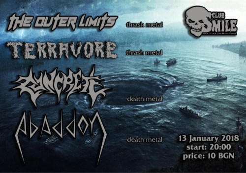 Thrash/Death инвазия във Варна на 13 януари