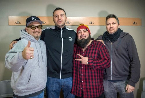 Водещият Васко Катинчаров и Fun Lovin' Criminals