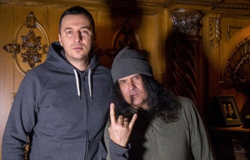 Водещият Васко и Mille Petrozza - Kreator