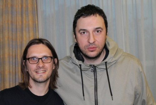 Водещият Васко Катинчаров и Steven Wilson - Porcupine Tree