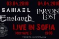 Концерти на Samael, Enslaved и Paradise Lost в София