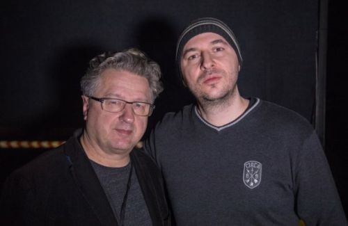 Водещият Васко и Ivan Novak - Laibach