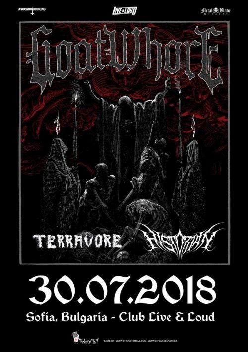 Концерт на Goatwhore, Terravore и Historian
