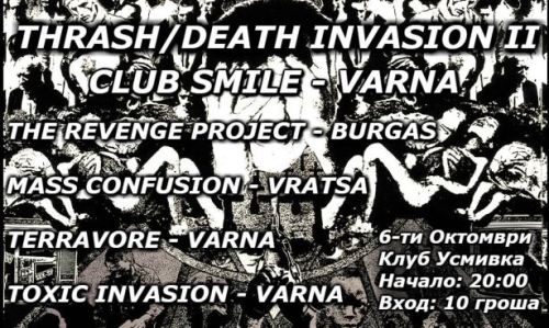 Thrash/Death Invasion in Varna