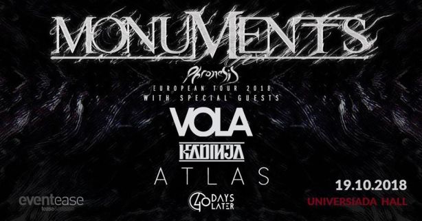 Концерт на Monuments в София