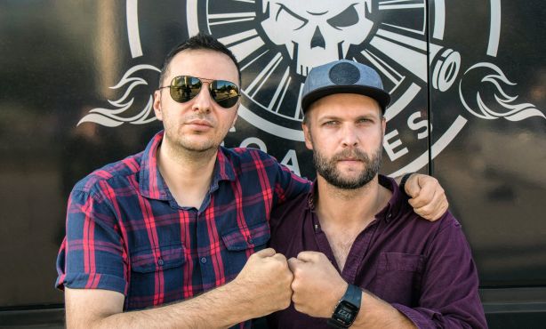 Водещият Васко и Einar Solberg - Leprous