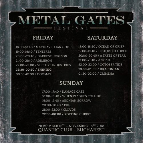Metal Gates Festival 2018