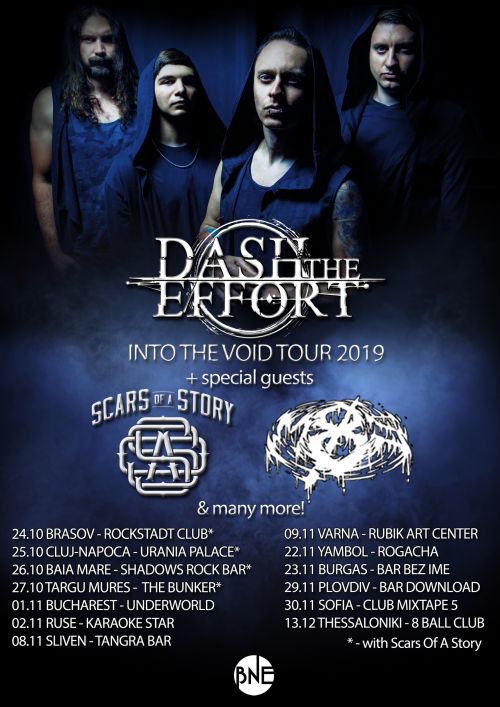 Dash The Effort с турне в България, Румъния и Гърция