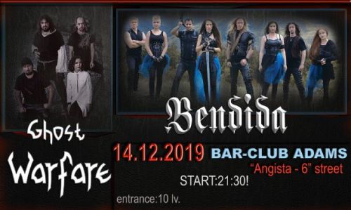 Bendida и Ghost Warfare с концерт в Адамс