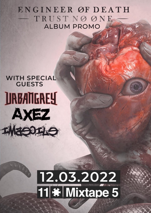 Engineer of Death представят новия си албум на живо