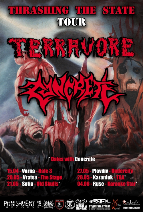Турне на Terravore и Concrete