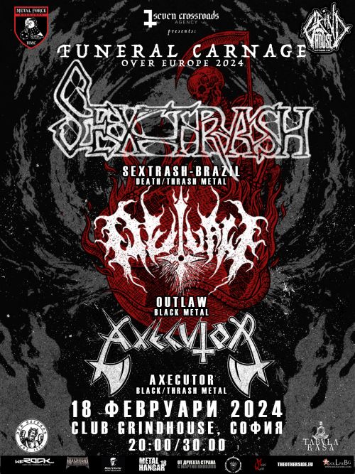 Tripple Thrash Terror ed.IV - Sextrash, Outlaw, Axecutor