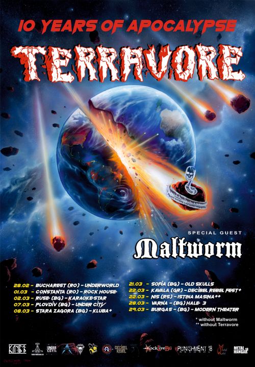 Турне на Terravore и Maltworm