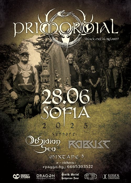Концерт на Primordial в София