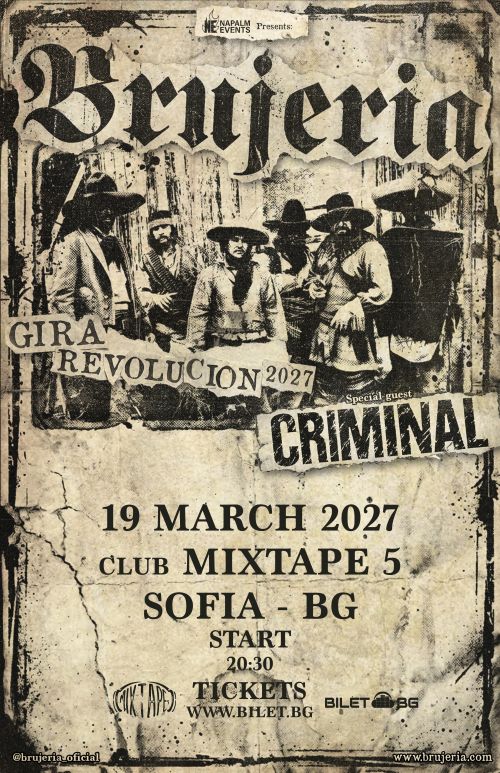 Концерт на Brujeria и Criminal в София